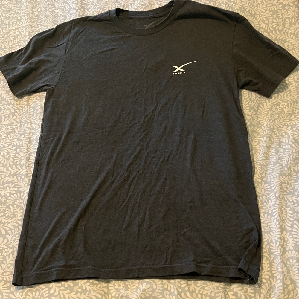 Spacex Charcoal Tee for Men